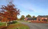 Holiday barns in the autumn 